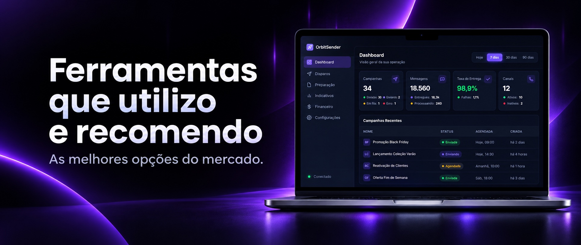 Ferramentas que utilizo e recomendo